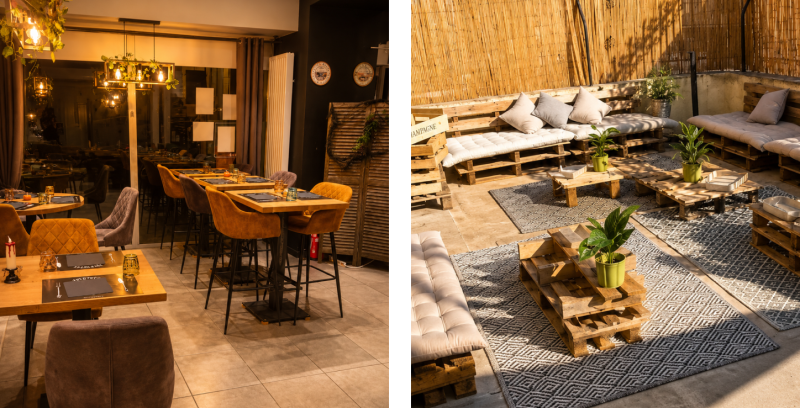 Le restaurant - ENTR'POTES - restaurant SAINT-MARTIN-LA-PLAINE